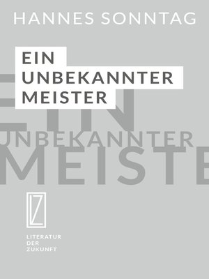 cover image of Ein unbekannter Meister